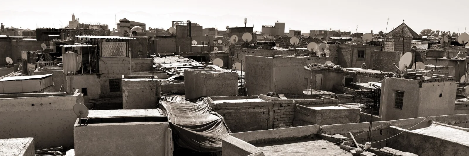 Rooftops of the Marrakech medina
