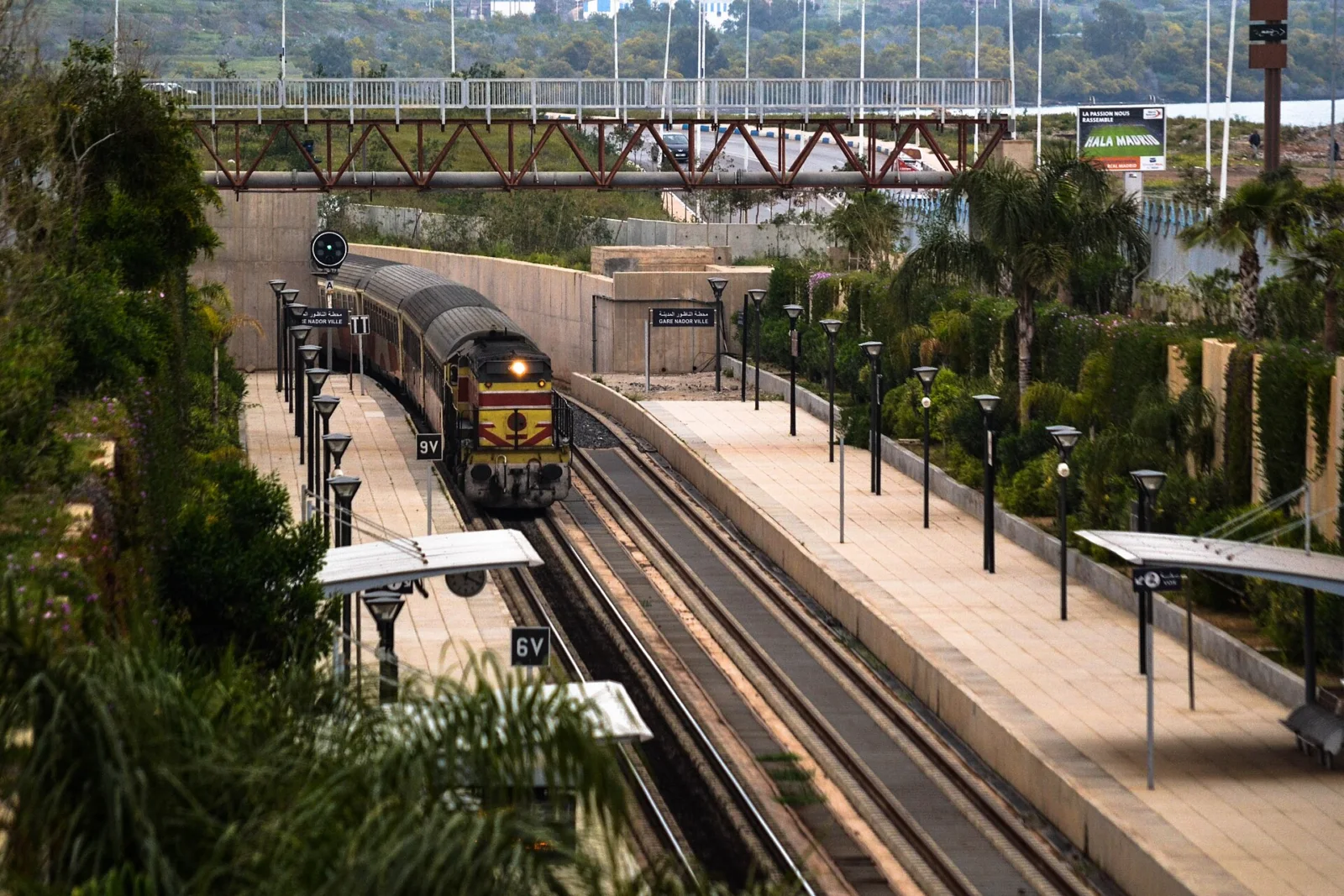 Nador train station in north-east Morocco